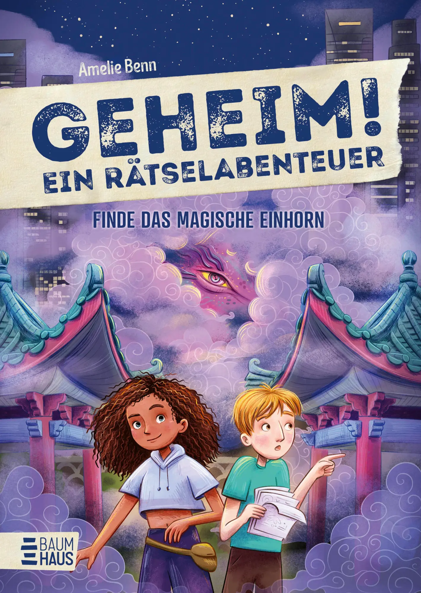 Cover: 9783833909856 | Geheim! Ein Rätselabenteuer - Finde das magische Einhorn | Amelie Benn