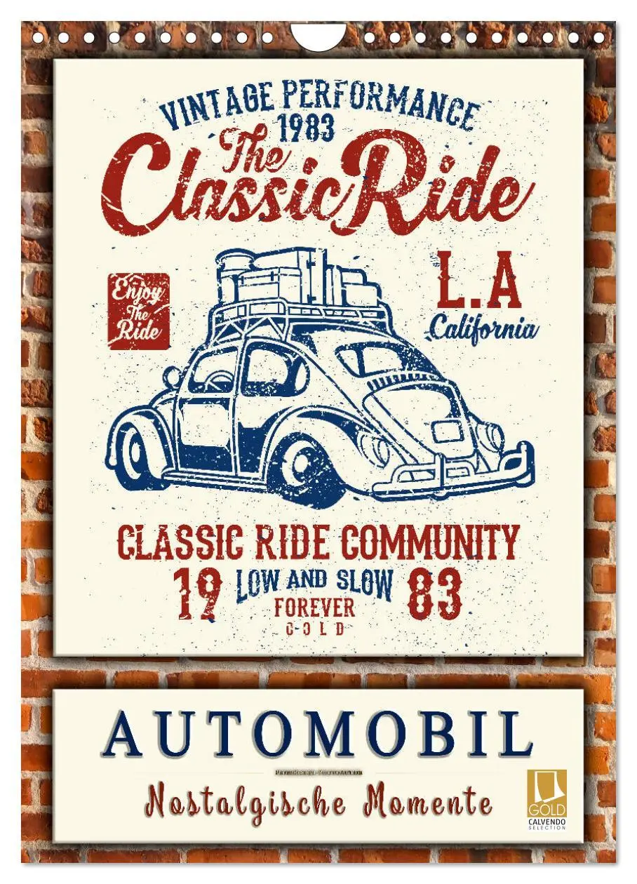 Cover: 9783516409956 | Automobil - nostalgische Momente (Wandkalender 2026 DIN A4 hoch),...