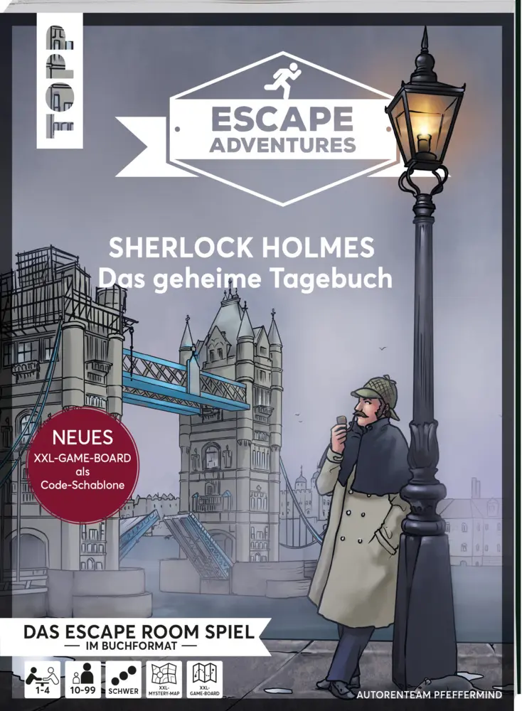 Cover: 9783772449956 | Escape Adventures - Sherlock Holmes: Das geheime Tagebuch | Buch