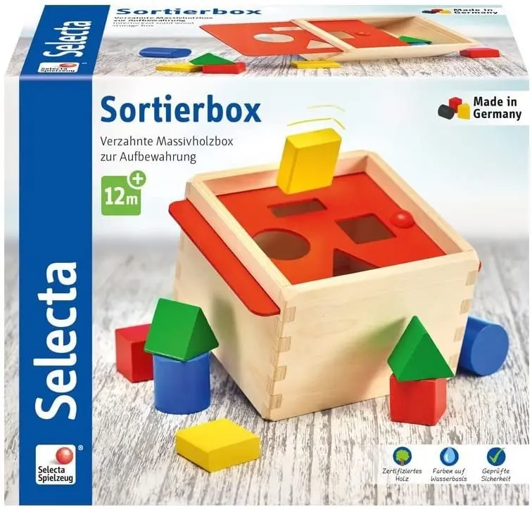 Cover: 4060848620057 | Selecta 62005 - Sortierbox, Steckbox, Holz, 14 cm | 62005 | Deutsch