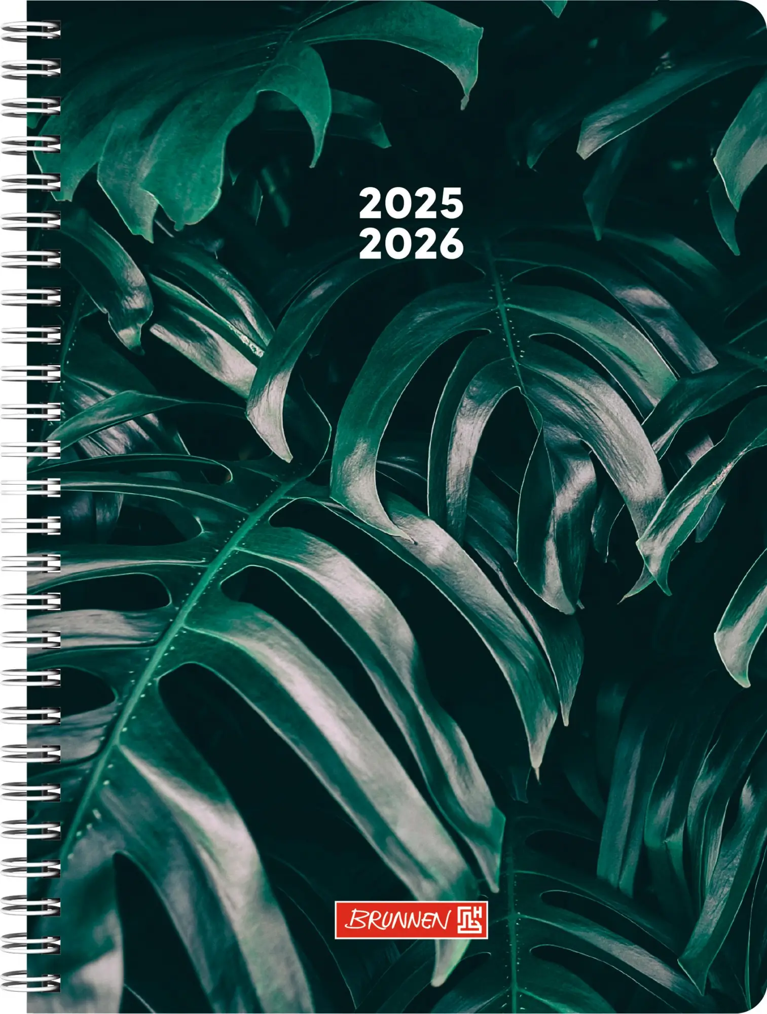 Cover: 4061947140057 | BRUNNEN Schülerkalender Style (2025/2026) "Monstera", 2 Seiten = 1...