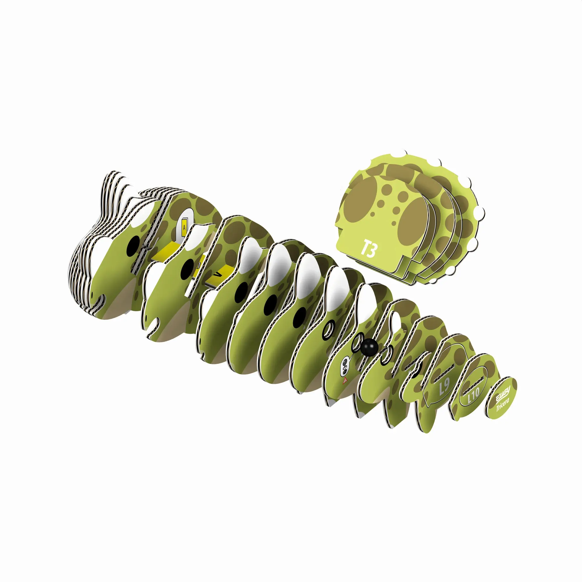 Bild: 9421035150057 | EUGY - 3D Bastelset Triceratops | Eugy | Kit (Bastelset) | 650006