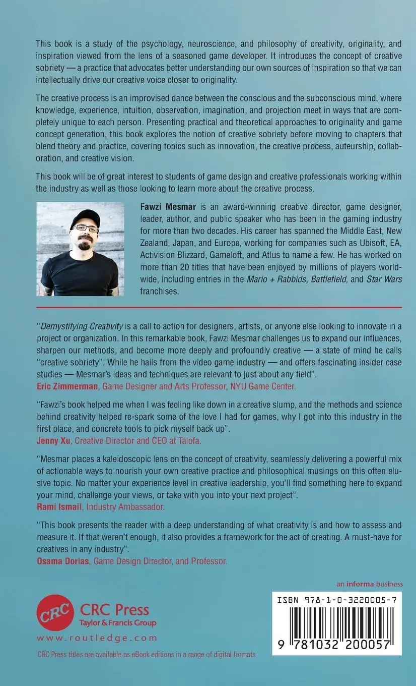 Rückseite: 9781032200057 | Demystifying Creativity | On Originality in Game Development | Mesmar