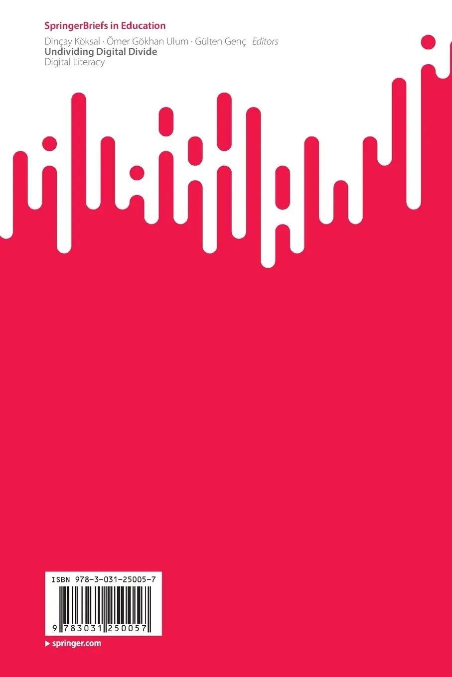 Rückseite: 9783031250057 | Undividing Digital Divide | Digital Literacy | Dinçay Köksal (u. a.)