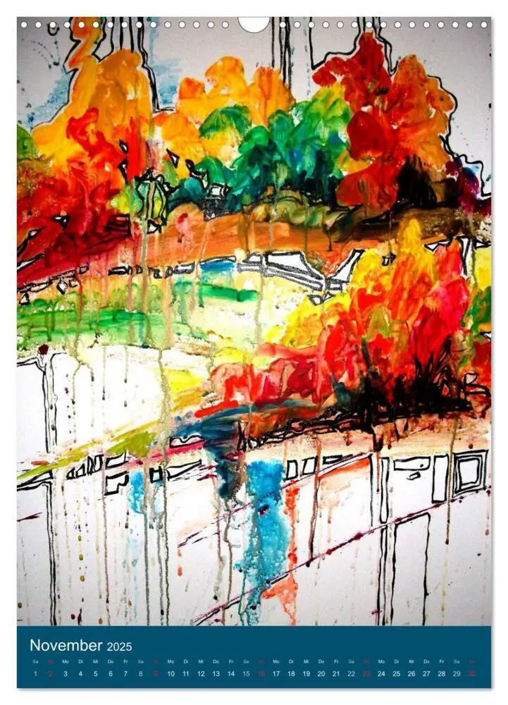 Bild: 9783457050057 | Kunstkalender 2025 "Die etwas andere Welt" (Wandkalender 2025 DIN...