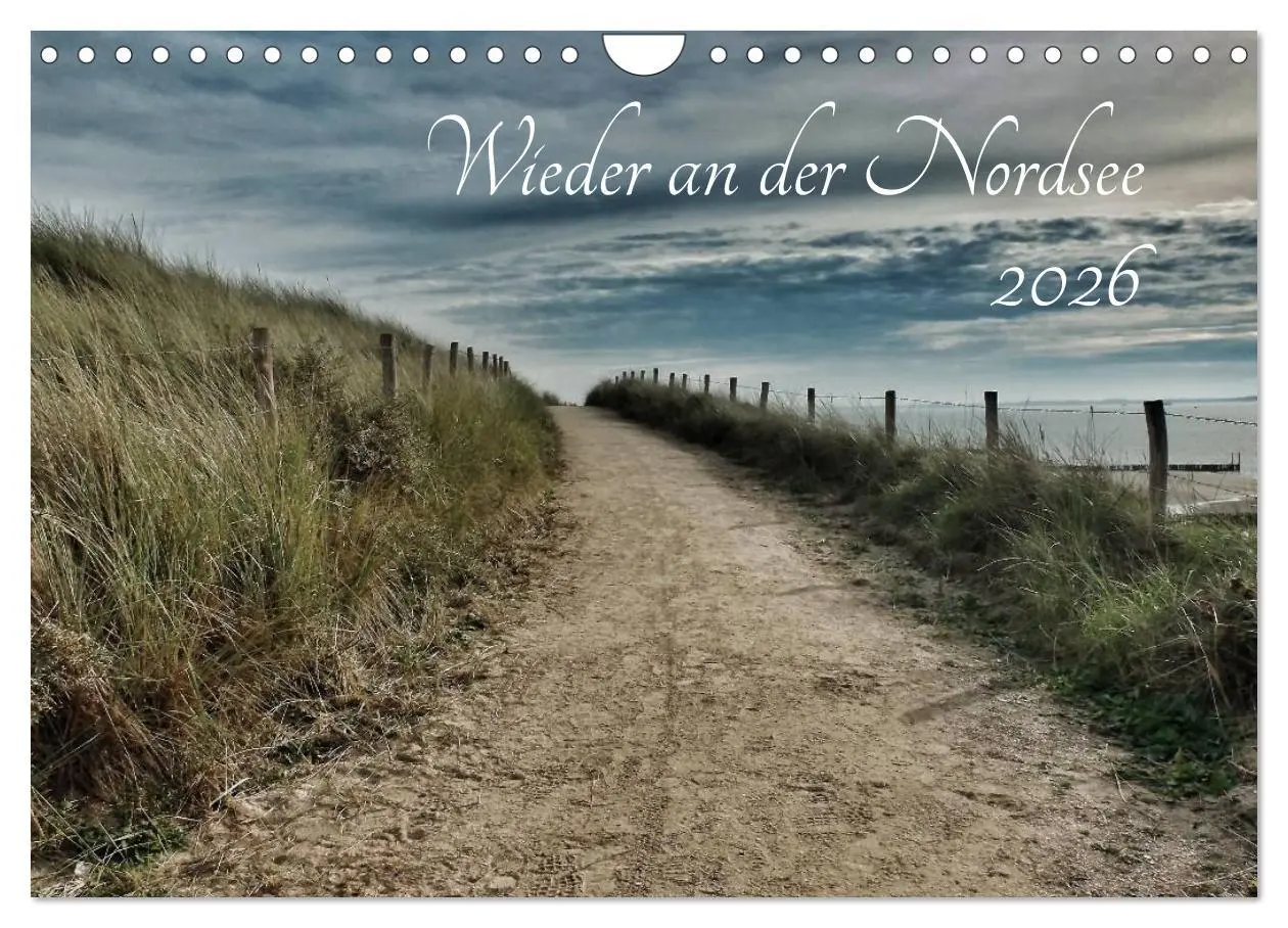 Cover: 9783457980057 | Wieder an der Nordsee (Wandkalender 2026 DIN A4 quer), CALVENDO...