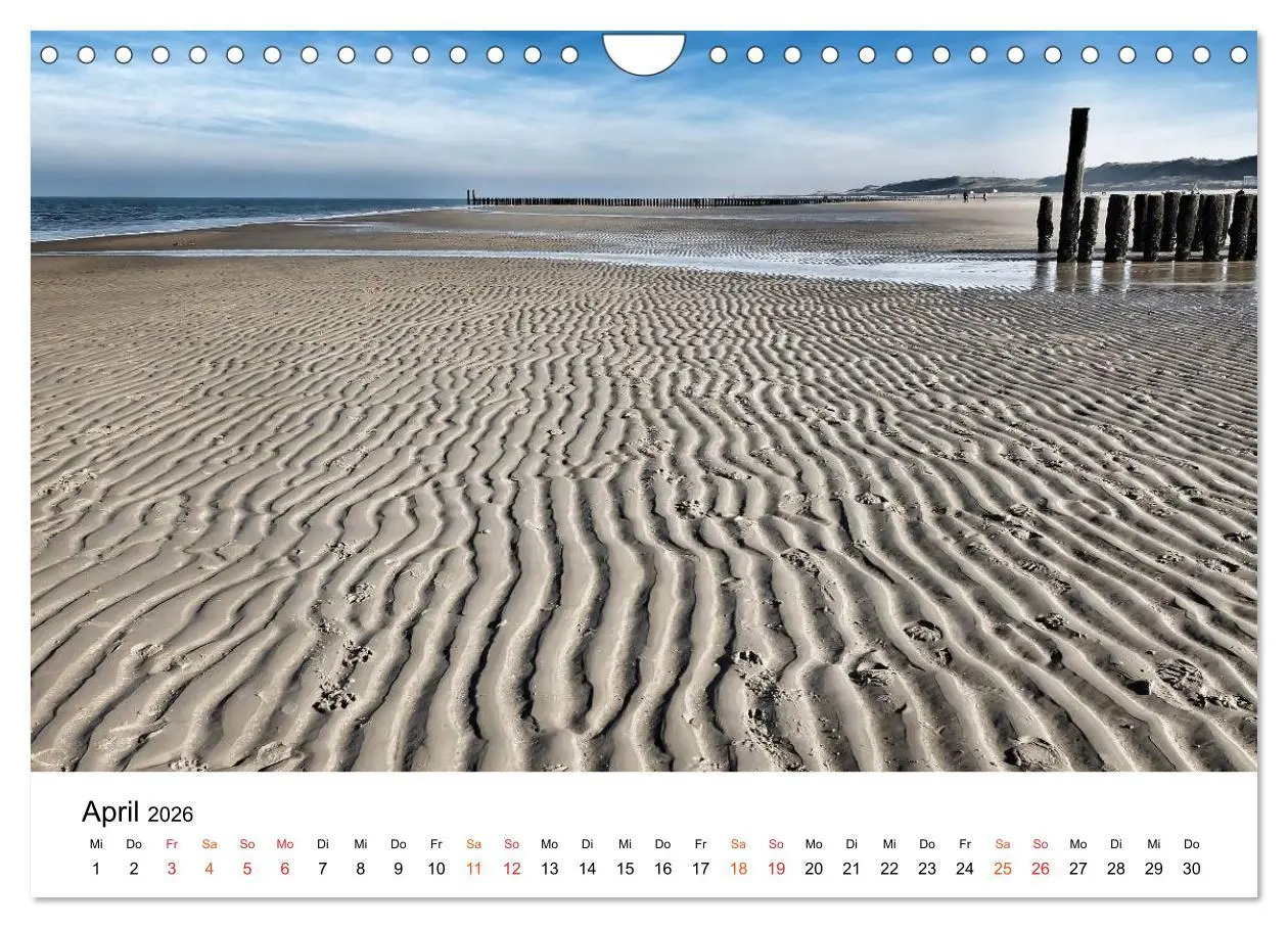 Bild: 9783457980057 | Wieder an der Nordsee (Wandkalender 2026 DIN A4 quer), CALVENDO...