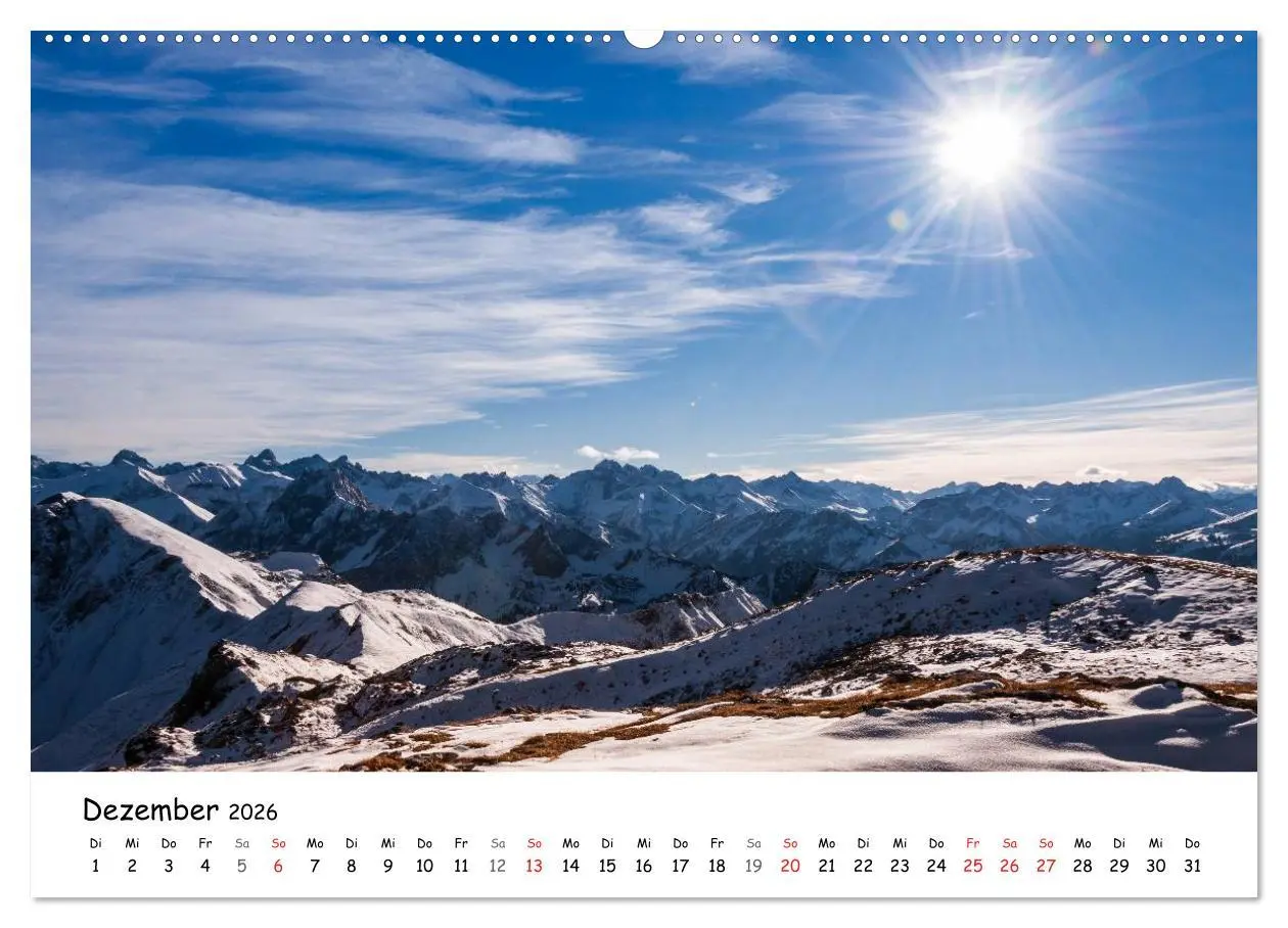 Bild: 9783516140057 | Unterwegs im Allgäu (Wandkalender 2026 DIN A2 quer), CALVENDO...