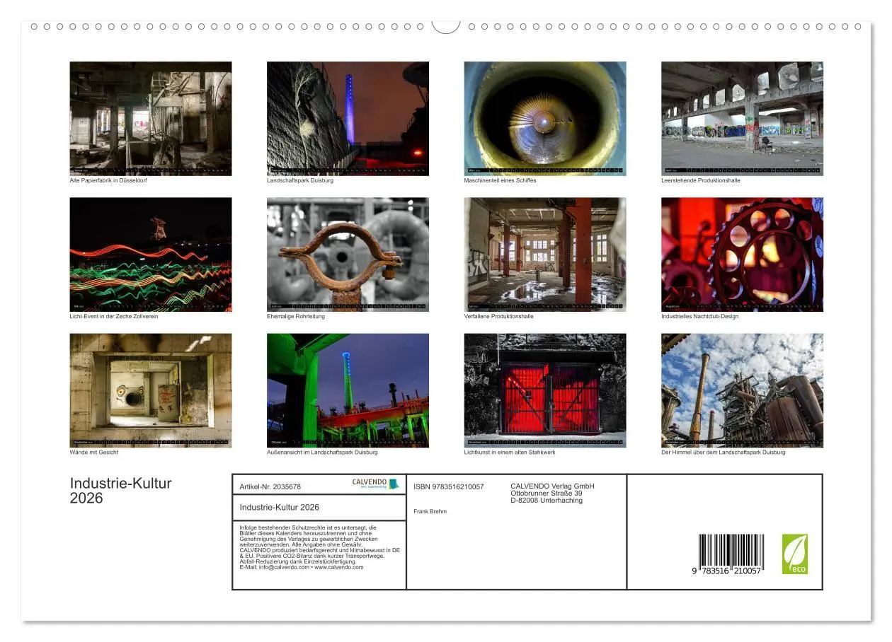 Bild: 9783516210057 | Industrie-Kultur 2026 (hochwertiger Premium Wandkalender 2026 DIN...