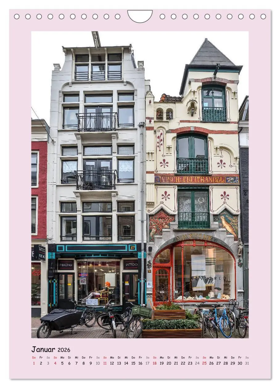 Bild: 9783516380057 | Amsterdam - Alles nur Fassade (Wandkalender 2026 DIN A4 hoch),...
