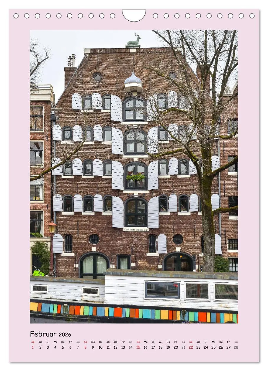 Bild: 9783516380057 | Amsterdam - Alles nur Fassade (Wandkalender 2026 DIN A4 hoch),...