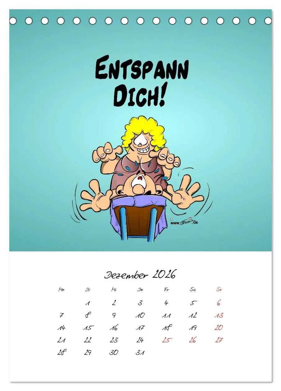 Bild: 9783516450057 | Trumix Cartoons - Gesundheit (Tischkalender 2026 DIN A5 hoch),...