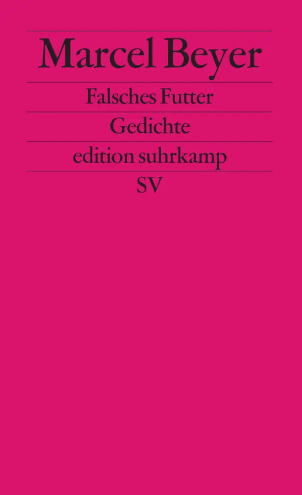 Cover: 9783518120057 | Falsches Futter | Gedichte | Marcel Beyer | Taschenbuch | 84 S. | 1997