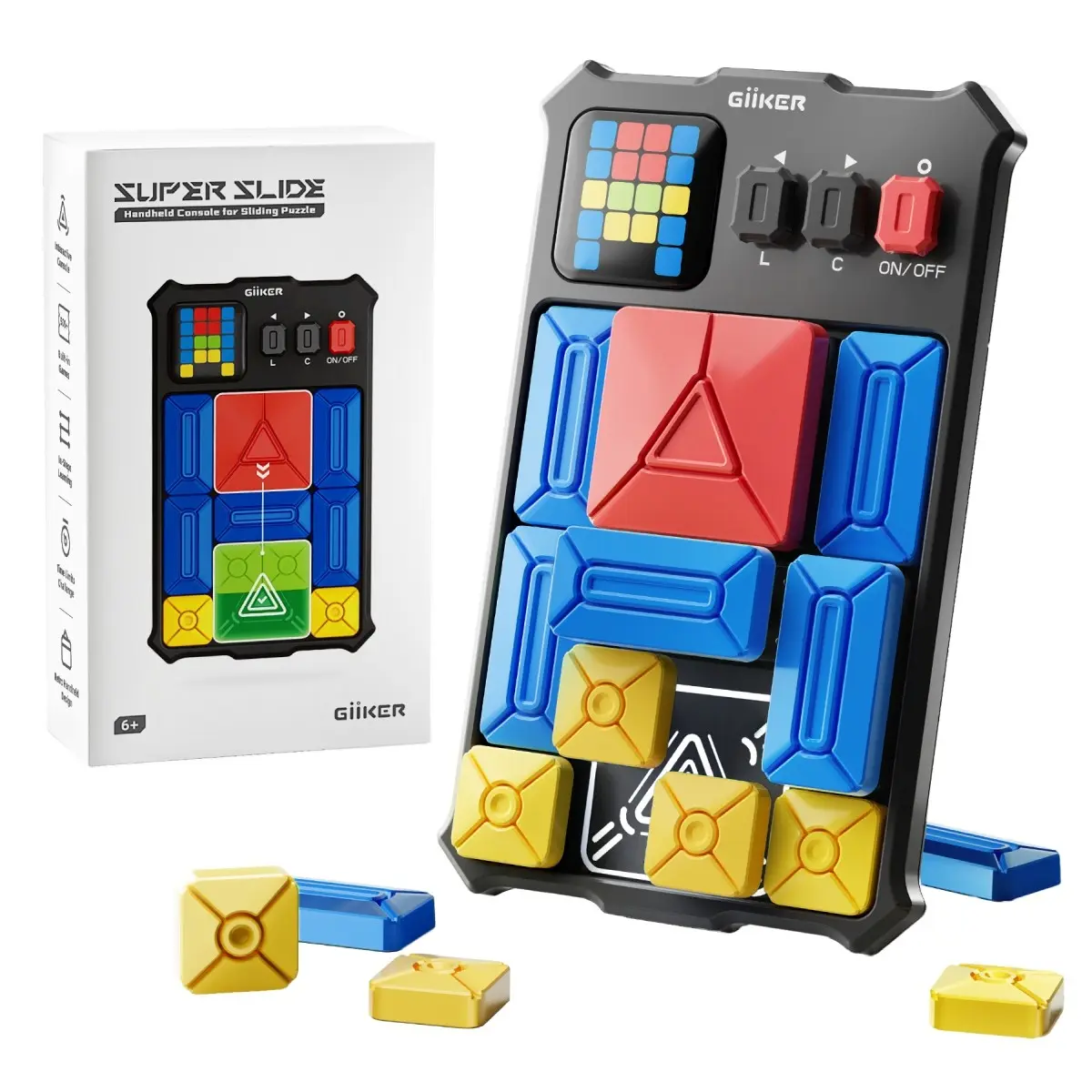 Cover: 6971421890157 | GiiKER Super Slide Elektronisches Logik- &amp; Schiebepuzzle mit 500...