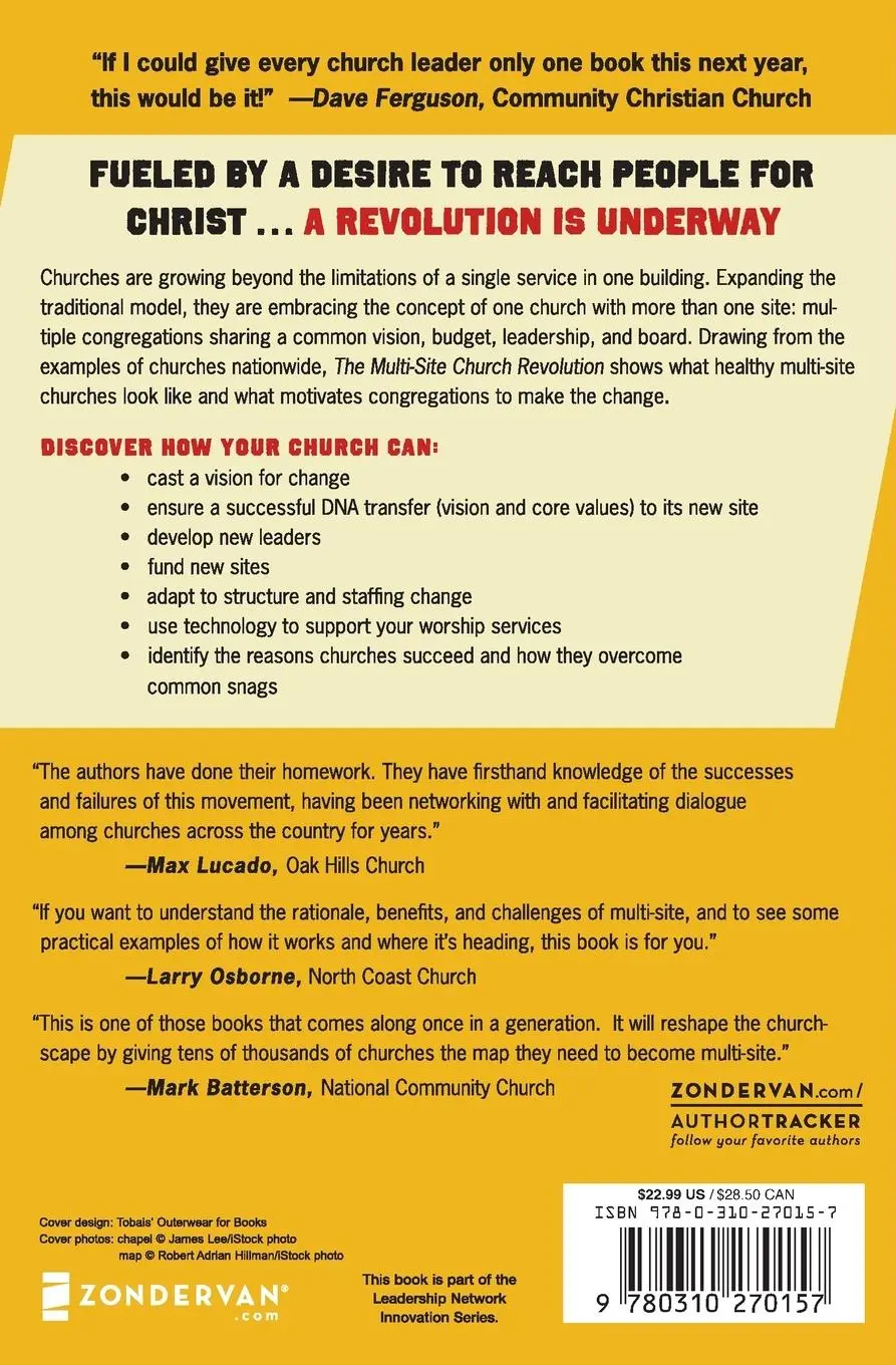 Rückseite: 9780310270157 | The Multi-Site Church Revolution | Being One Church in Many Locations