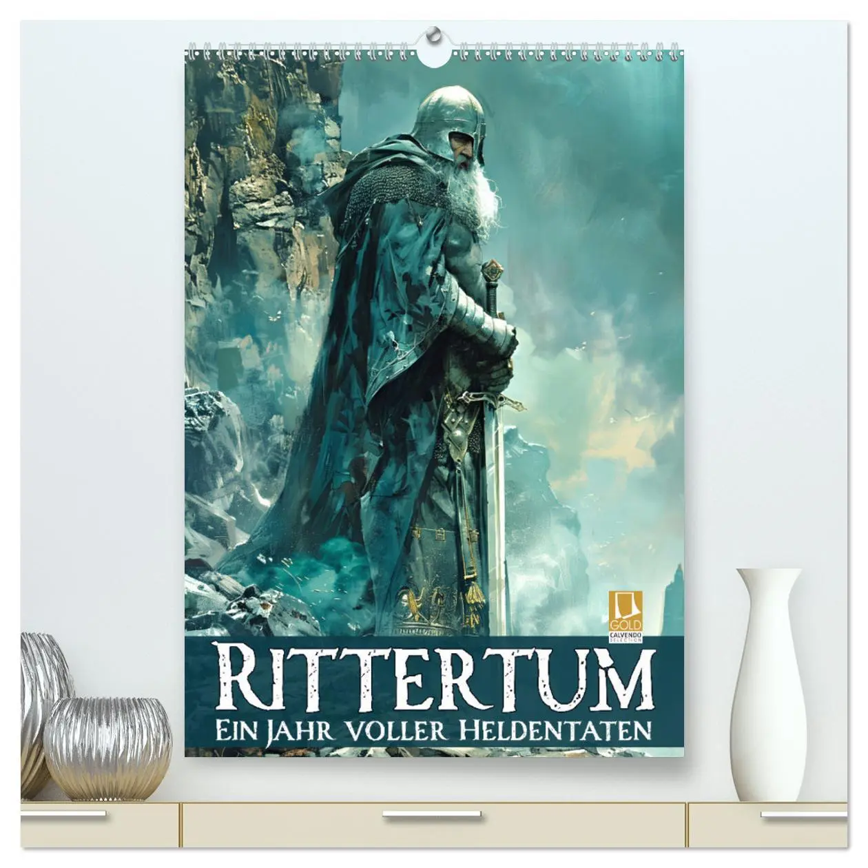 Cover: 9783457280157 | Rittertum - ein Jahr voller Heldentaten (hochwertiger Premium...