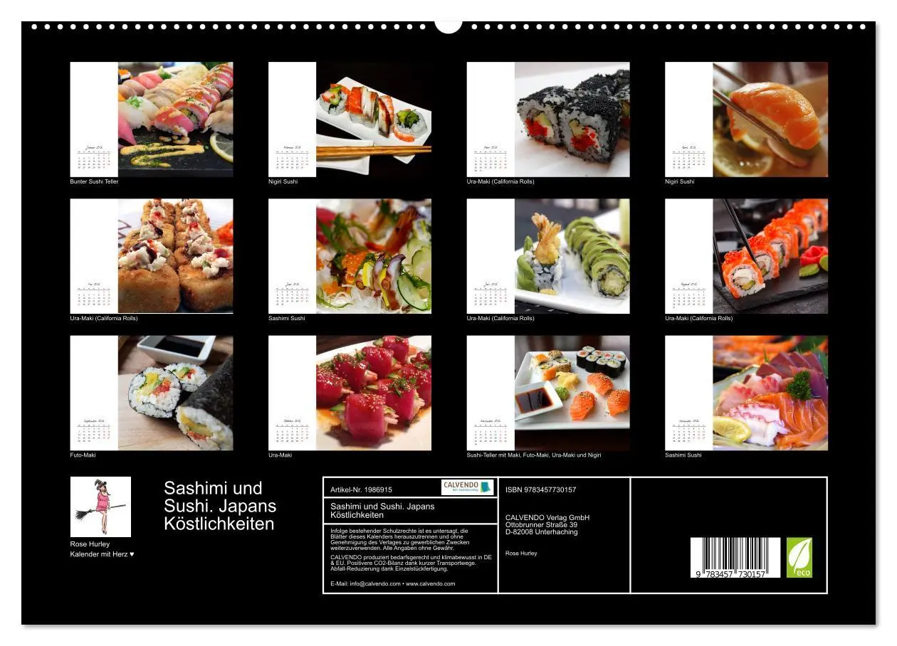 Bild: 9783457730157 | Sashimi und Sushi. Japans Köstlichkeiten (hochwertiger Premium...