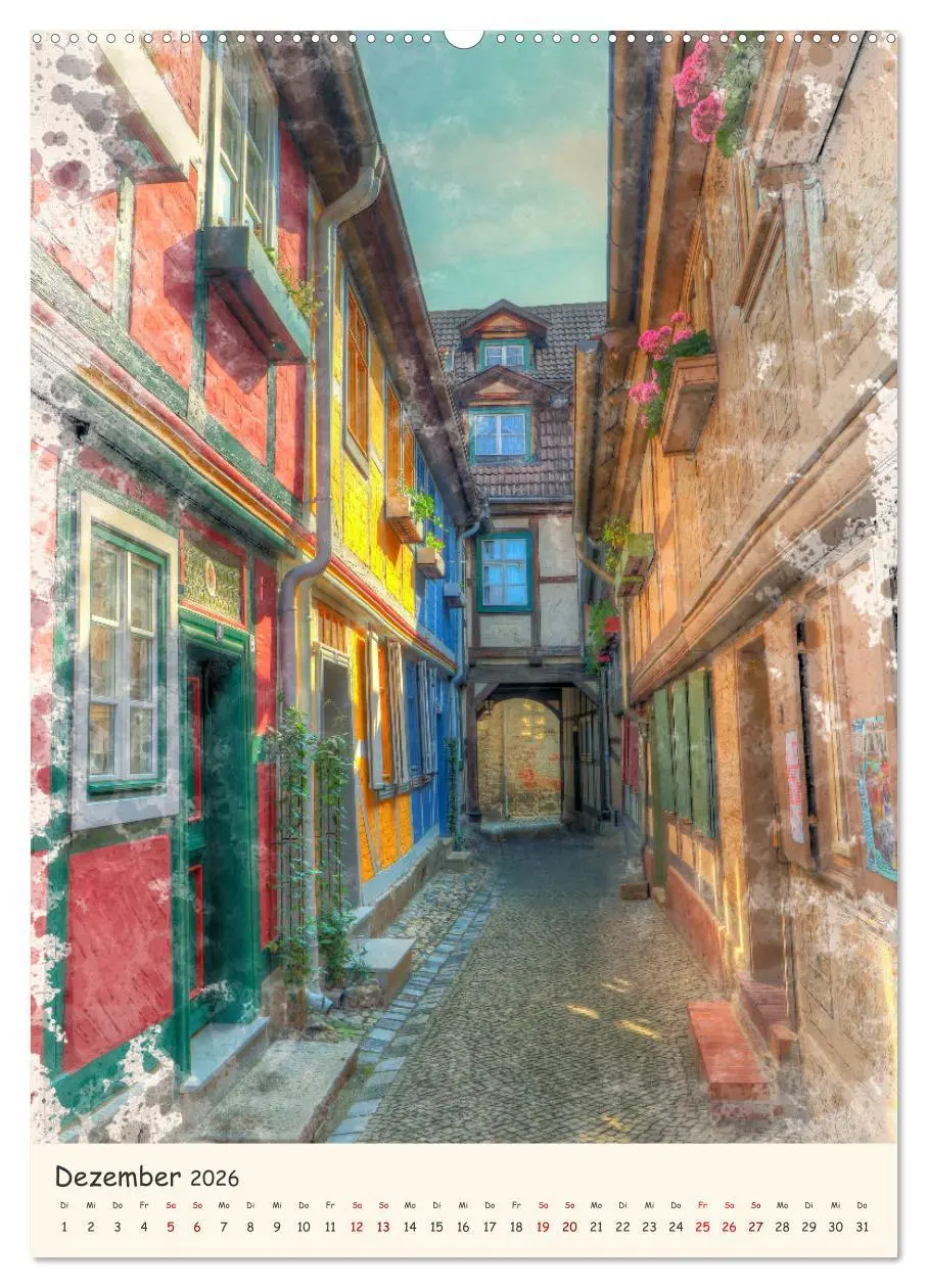 Bild: 9783516370157 | Quedlinburg - unsere Stadt (hochwertiger Premium Wandkalender 2026...