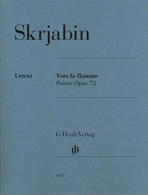 Cover: 9790201810157 | Vers la flamme Poeme Opus 72 | Poème Opus 72 | Alexander Skrjabin