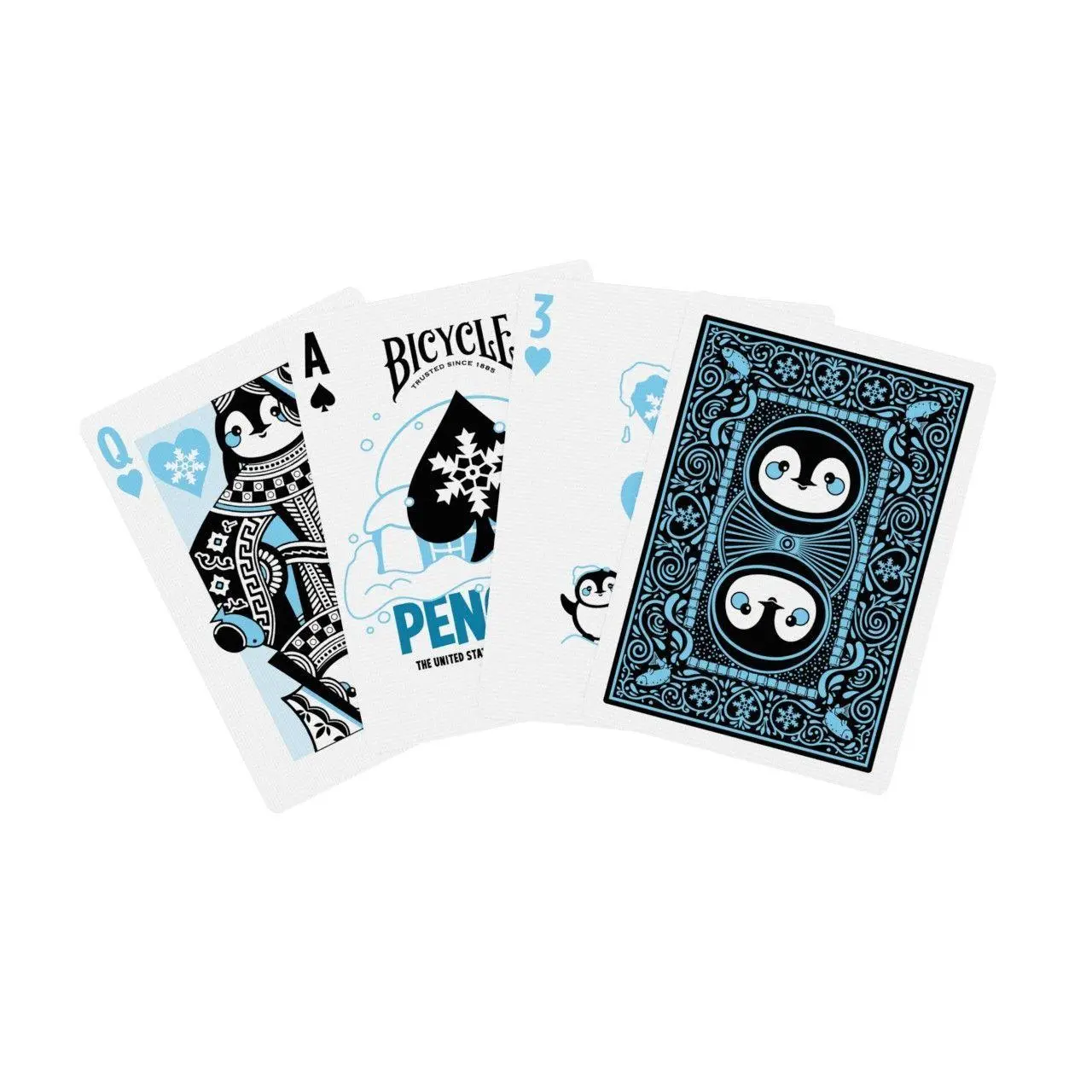 Bild: 73854100257 | Bicycle® Penguin (Designer Spielkarten, Poker, Skat...) | Uspc | Spiel