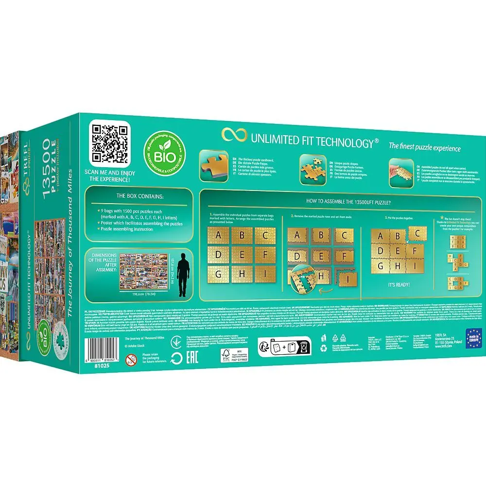 Bild: 5900511810257 | UFT Puzzle 13500 - Reise von tausend Meilen | Spiel | Kartonage | 2023