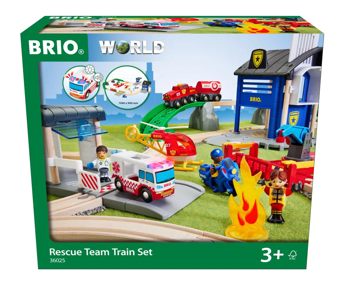 Cover: 7312350360257 | BRIO World - Polizei und Feuerwehr Set Deluxe | Spiel | Spiel | 2022