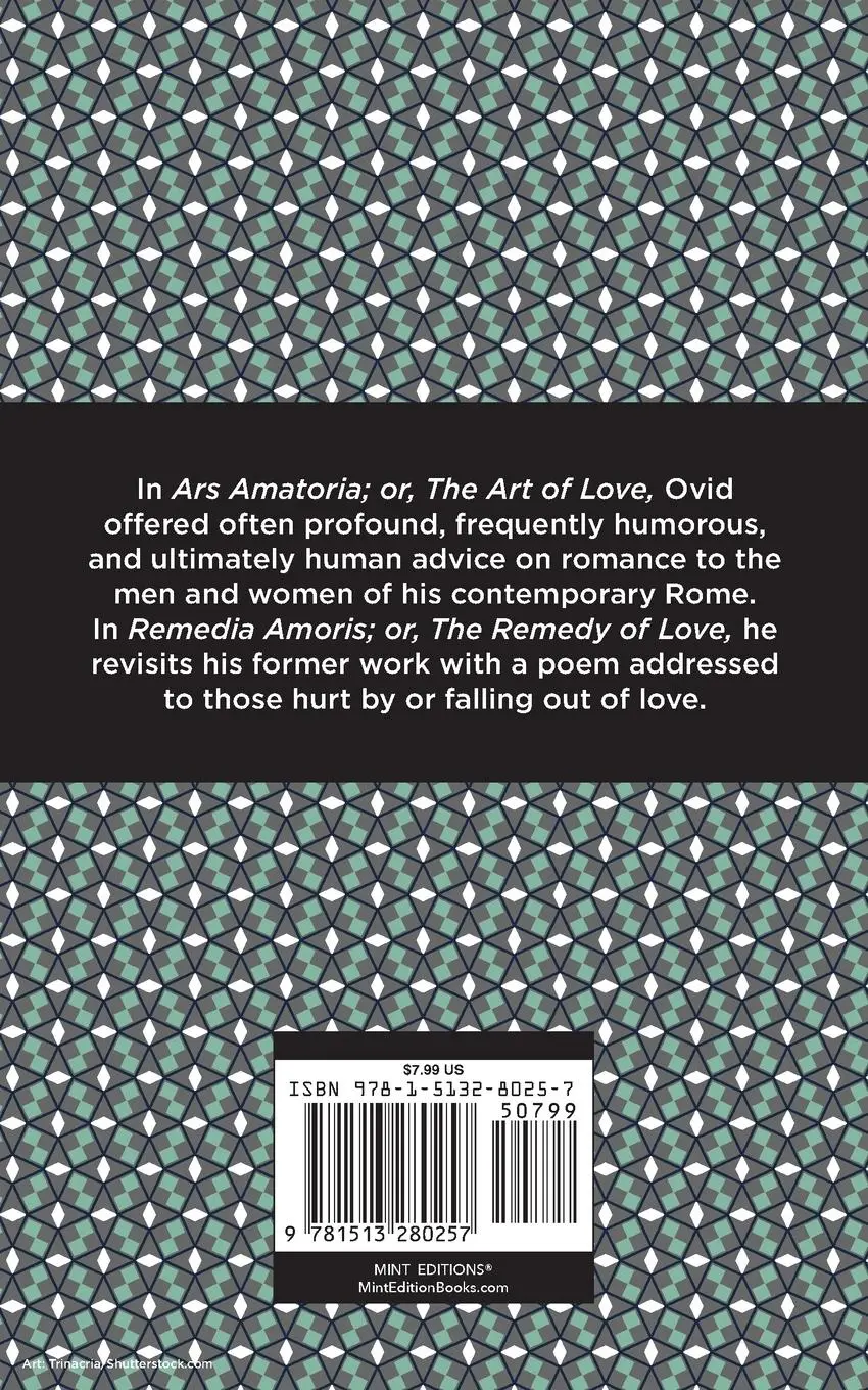 Rückseite: 9781513280257 | The Remedy of Love | Ovid | Taschenbuch | Kartoniert / Broschiert