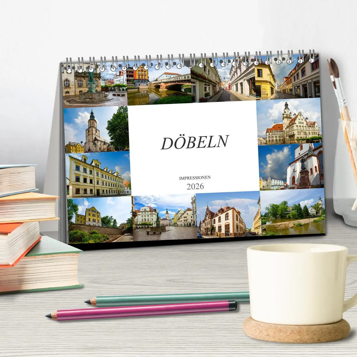 Bild: 9783457720257 | Döbeln Impressionen (Tischkalender 2026 DIN A5 quer), CALVENDO...