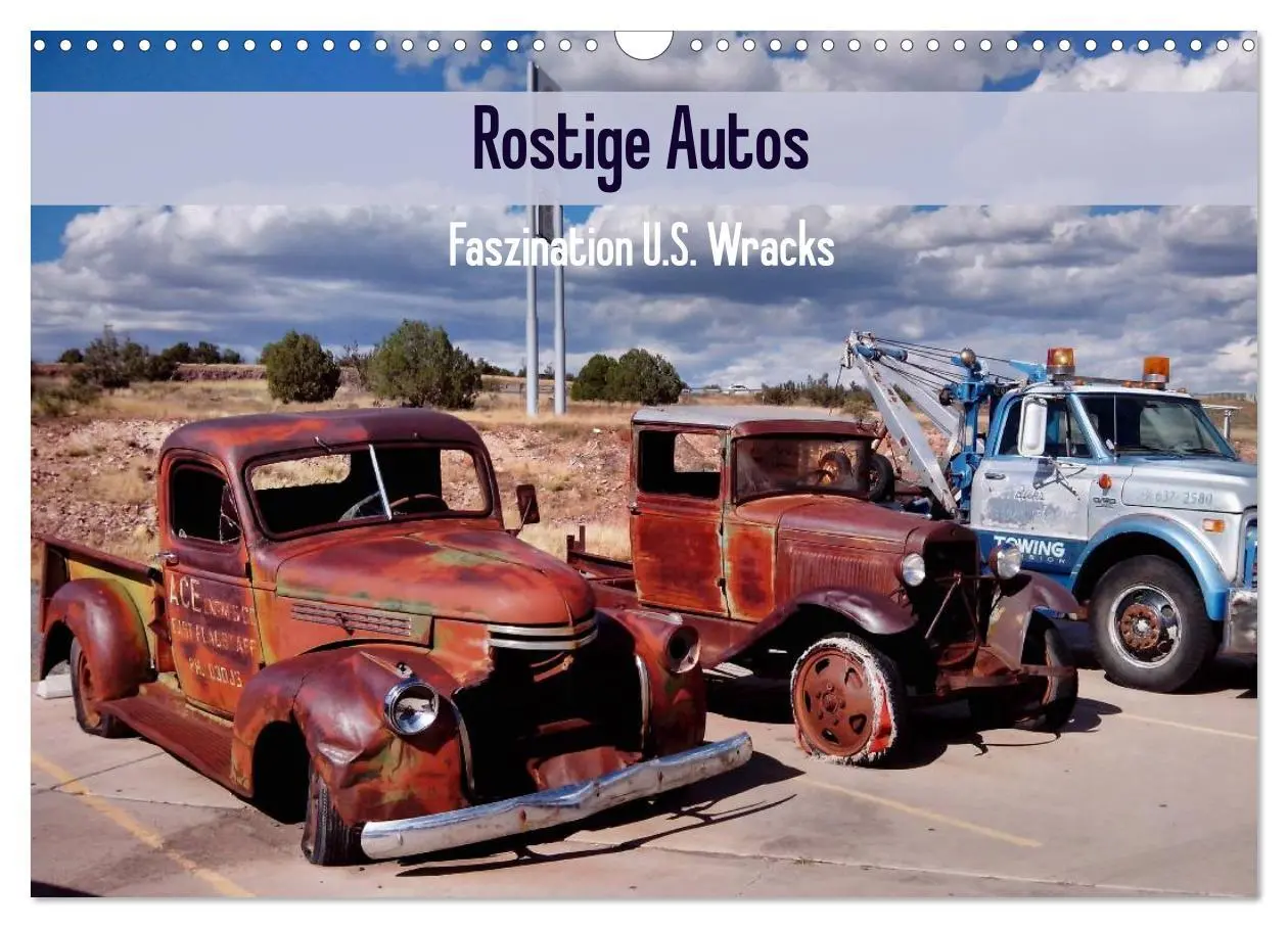 Cover: 9783457960257 | Rostige Autos. Faszination U.S. Wracks (Wandkalender 2026 DIN A3...