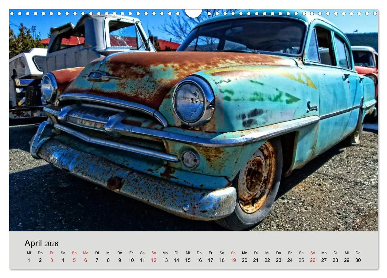 Bild: 9783457960257 | Rostige Autos. Faszination U.S. Wracks (Wandkalender 2026 DIN A3...