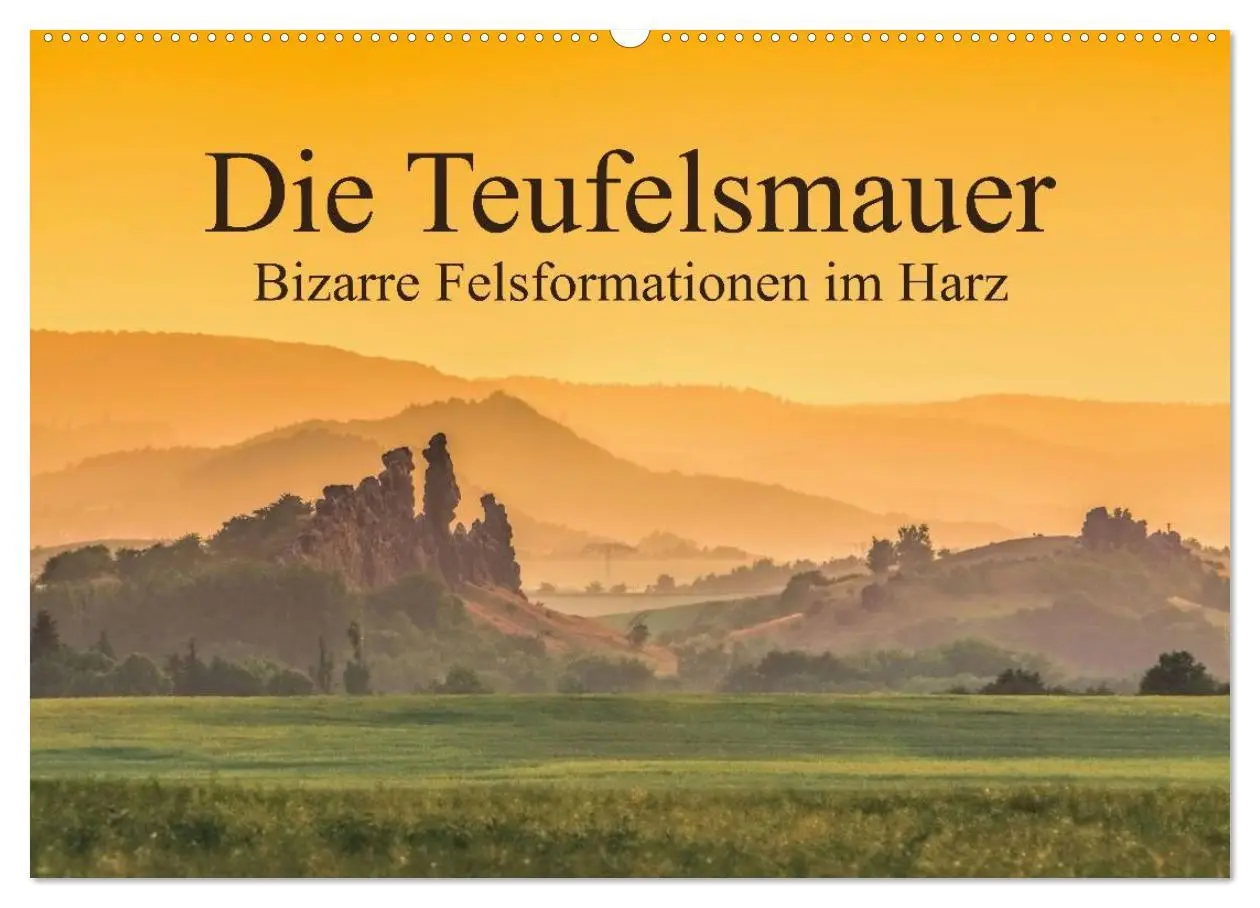 Cover: 9783516050257 | Die Teufelsmauer - Bizarre Felsformationen im Harz (Wandkalender...