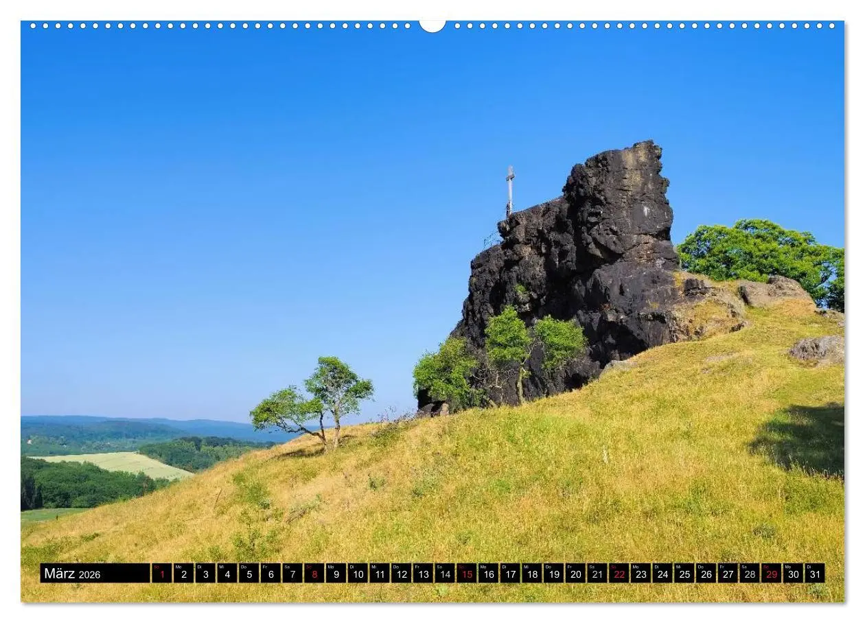 Bild: 9783516050257 | Die Teufelsmauer - Bizarre Felsformationen im Harz (Wandkalender...