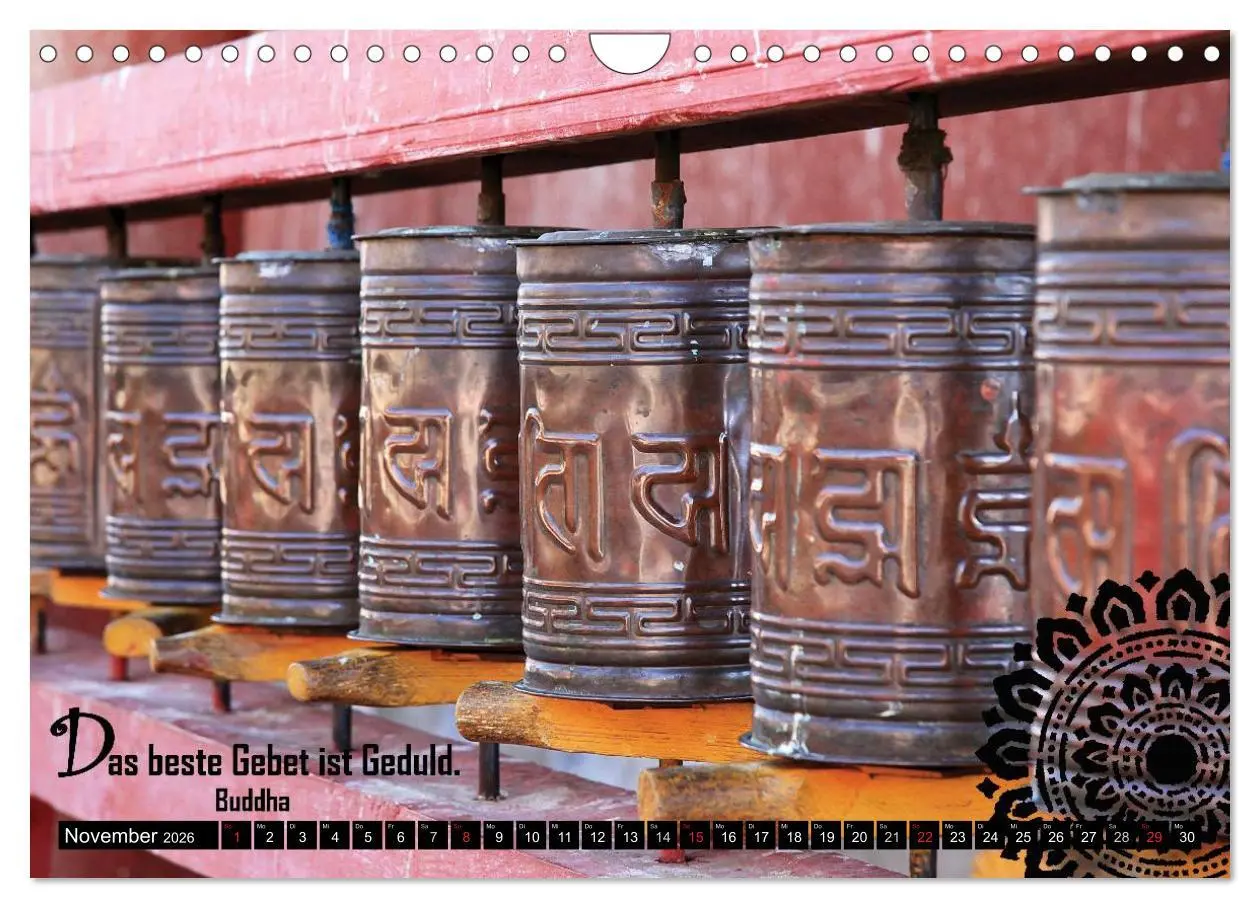 Bild: 9783516120257 | Spirituelles aus Asien - Weisheiten 2026 (Wandkalender 2026 DIN A4...