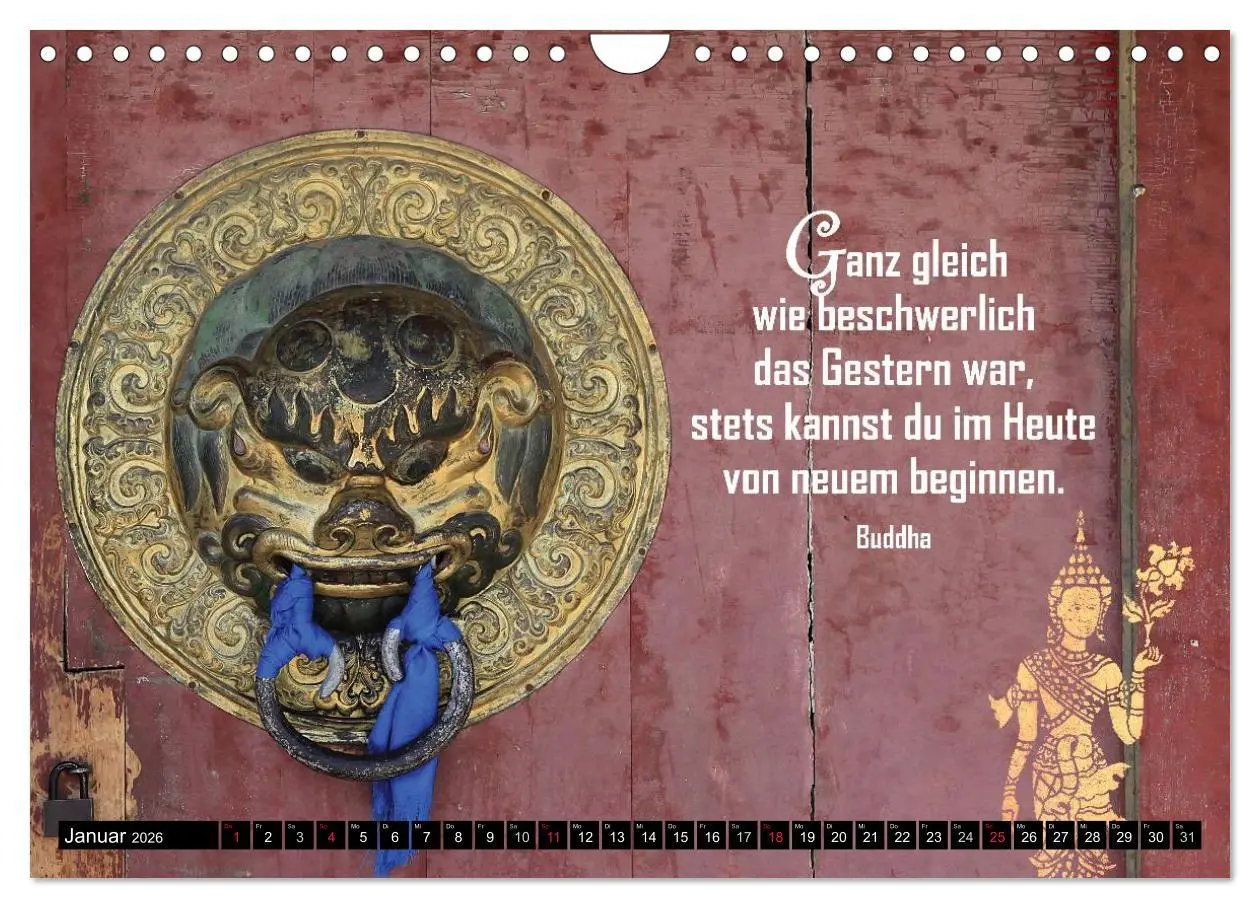 Bild: 9783516120257 | Spirituelles aus Asien - Weisheiten 2026 (Wandkalender 2026 DIN A4...