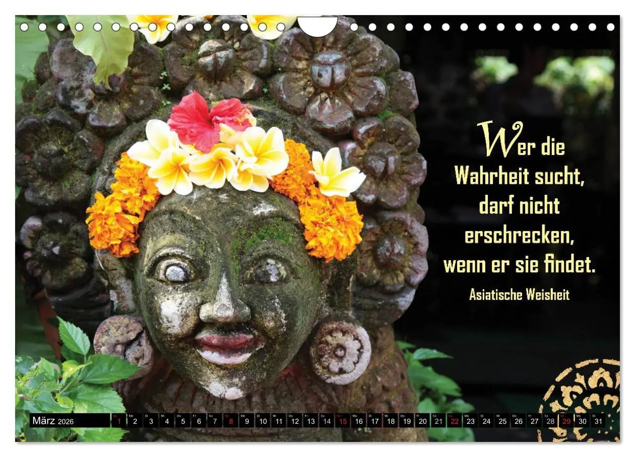 Bild: 9783516120257 | Spirituelles aus Asien - Weisheiten 2026 (Wandkalender 2026 DIN A4...