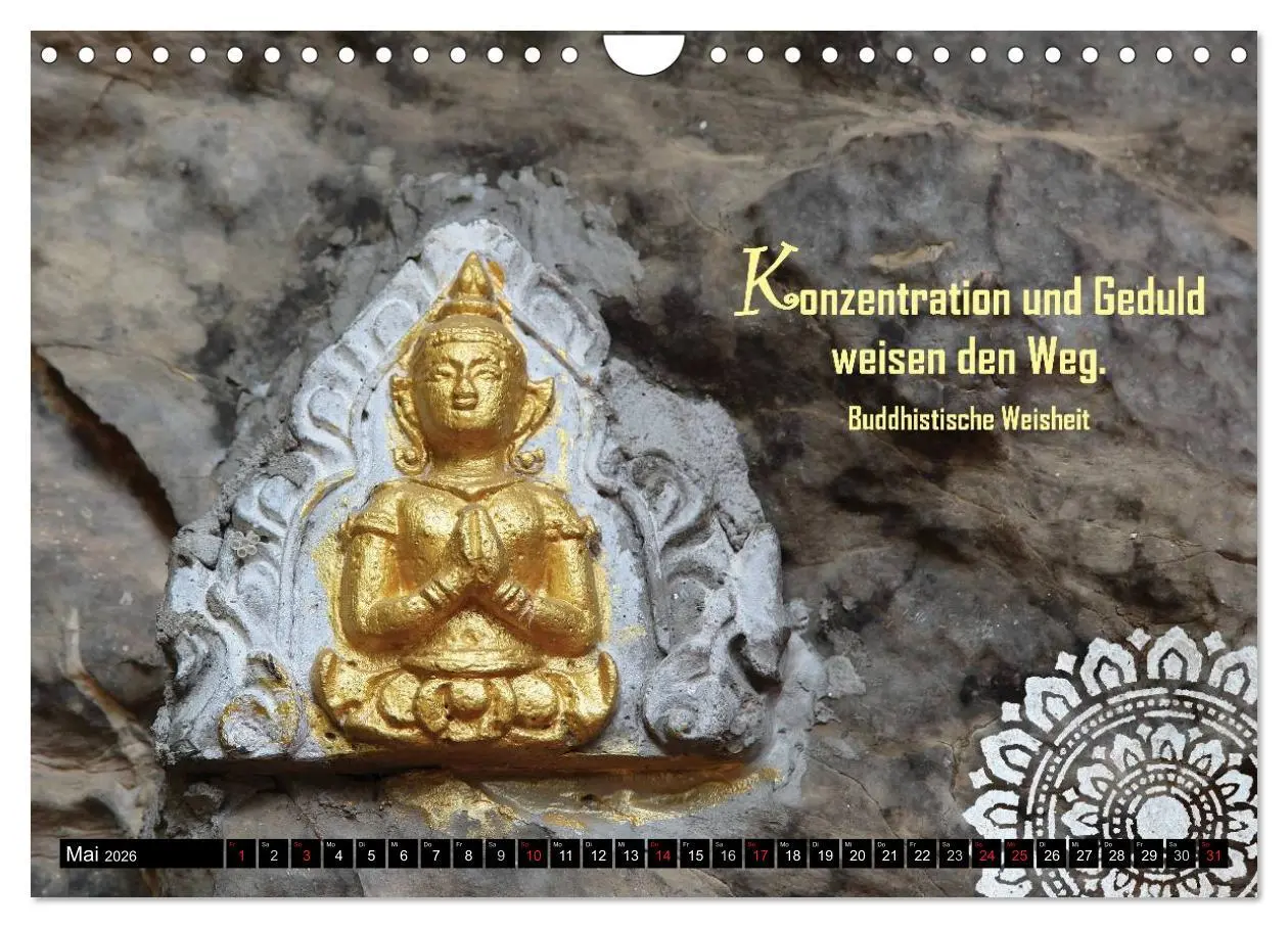 Bild: 9783516120257 | Spirituelles aus Asien - Weisheiten 2026 (Wandkalender 2026 DIN A4...