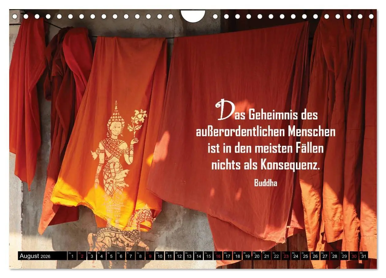 Bild: 9783516120257 | Spirituelles aus Asien - Weisheiten 2026 (Wandkalender 2026 DIN A4...
