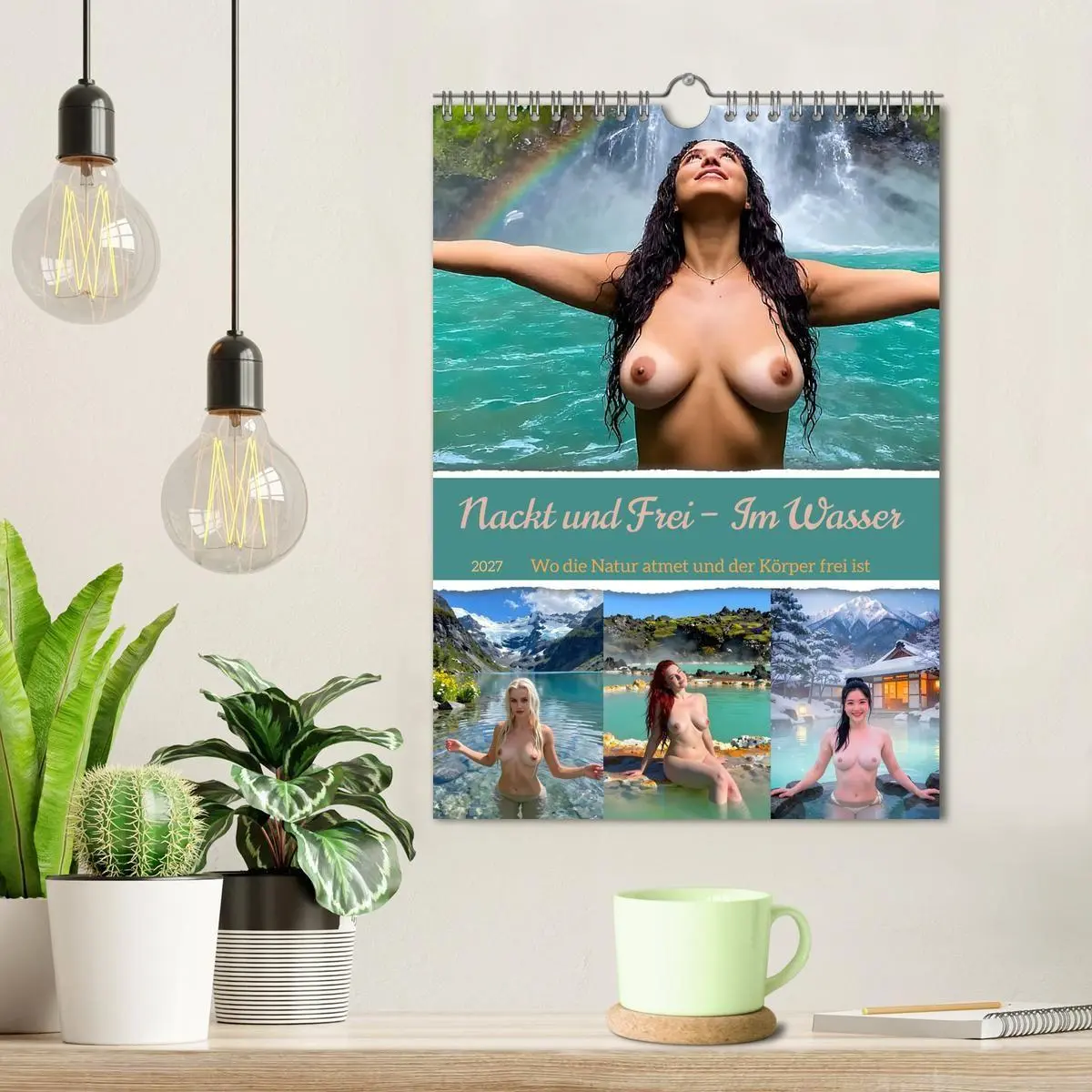 Bild: 9783516810257 | Nackt und Frei - Im Wasser (Wandkalender 2027 DIN A4 hoch),...