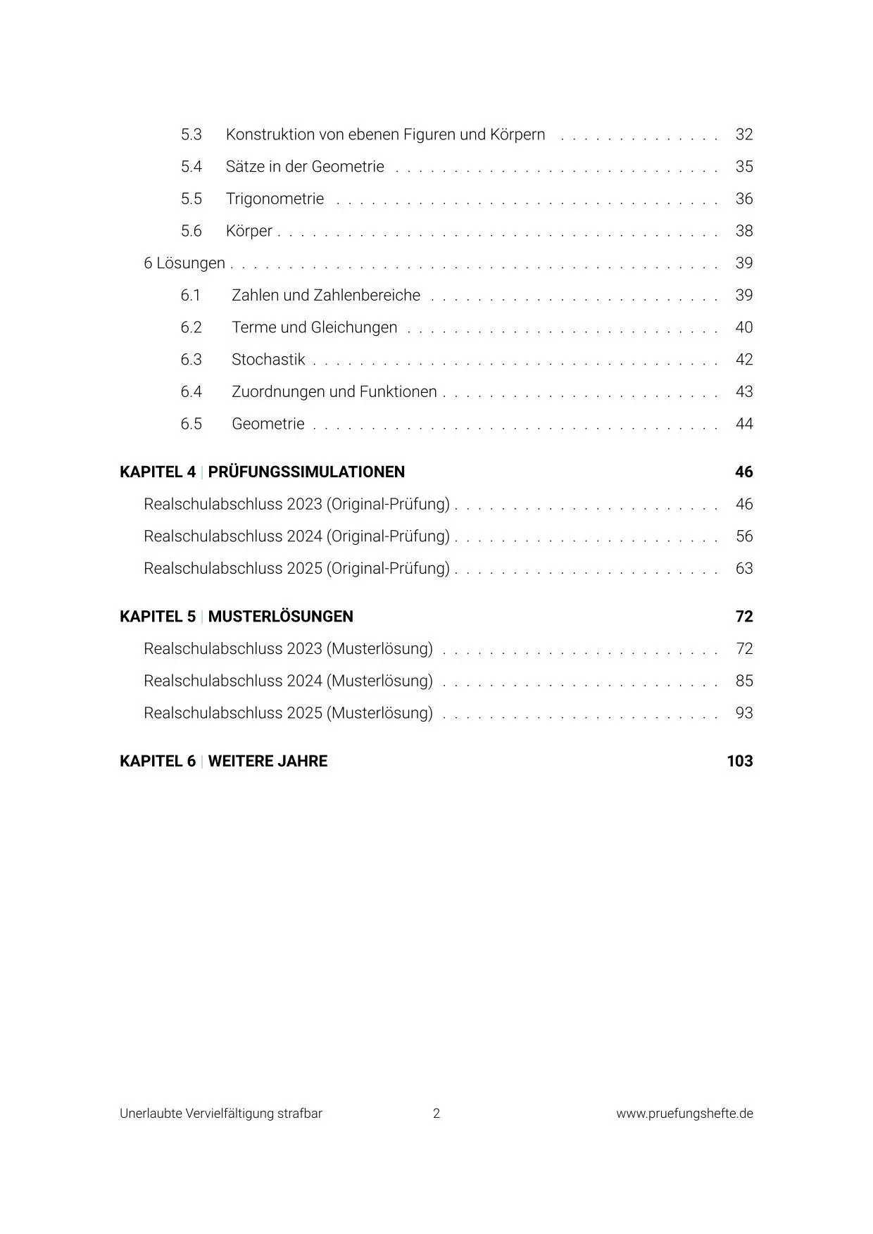Bild: 9783692040257 | Prüfungsheft &amp; Training - 2026 Mathematik Realschule - Hessen -...