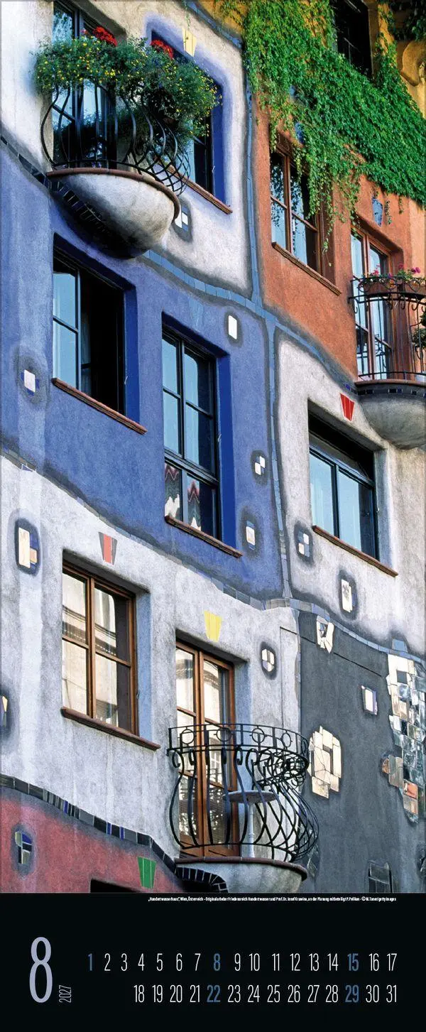 Bild: 9783819300257 | Hundertwasser Architektur 2027 | Verlag Korsch | Kalender | 14 S.