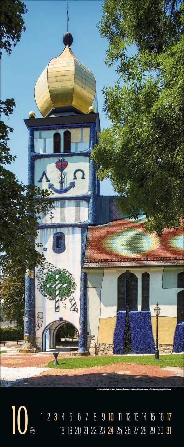 Bild: 9783819300257 | Hundertwasser Architektur 2027 | Verlag Korsch | Kalender | 14 S.