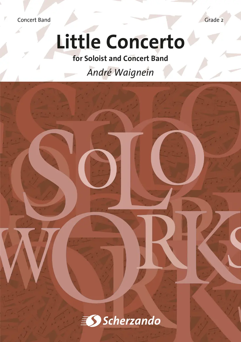 Cover: 9790035030257 | Little Concerto | for Soloist and Concert Band | André Waignein