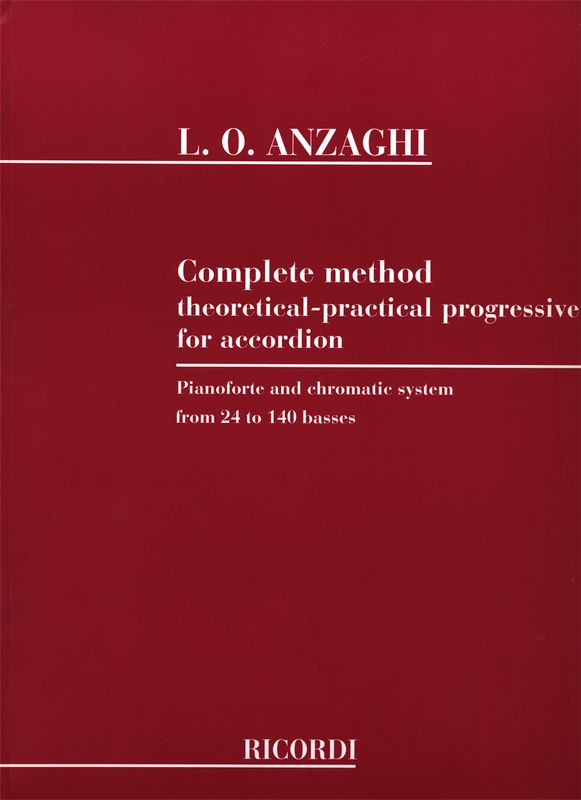 Cover: 9790041280257 | Complete method theoretical-pratical progress | Luigi Oreste Anzaghi