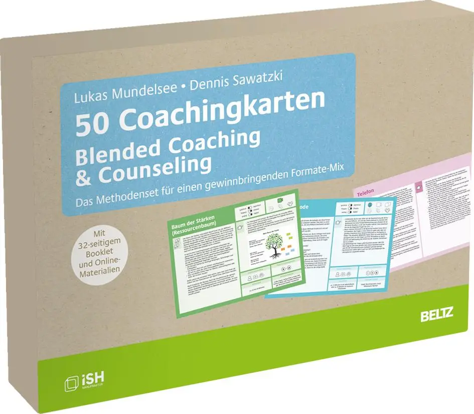 Cover: 4019172300357 | 50 Coachingkarten Blended Coaching & Counseling | Mundelsee (u. a.) Cover: 4019172300357 | 50 Coachingkarten Blended Coaching & Counseling | Mundelsee (u. a.)
