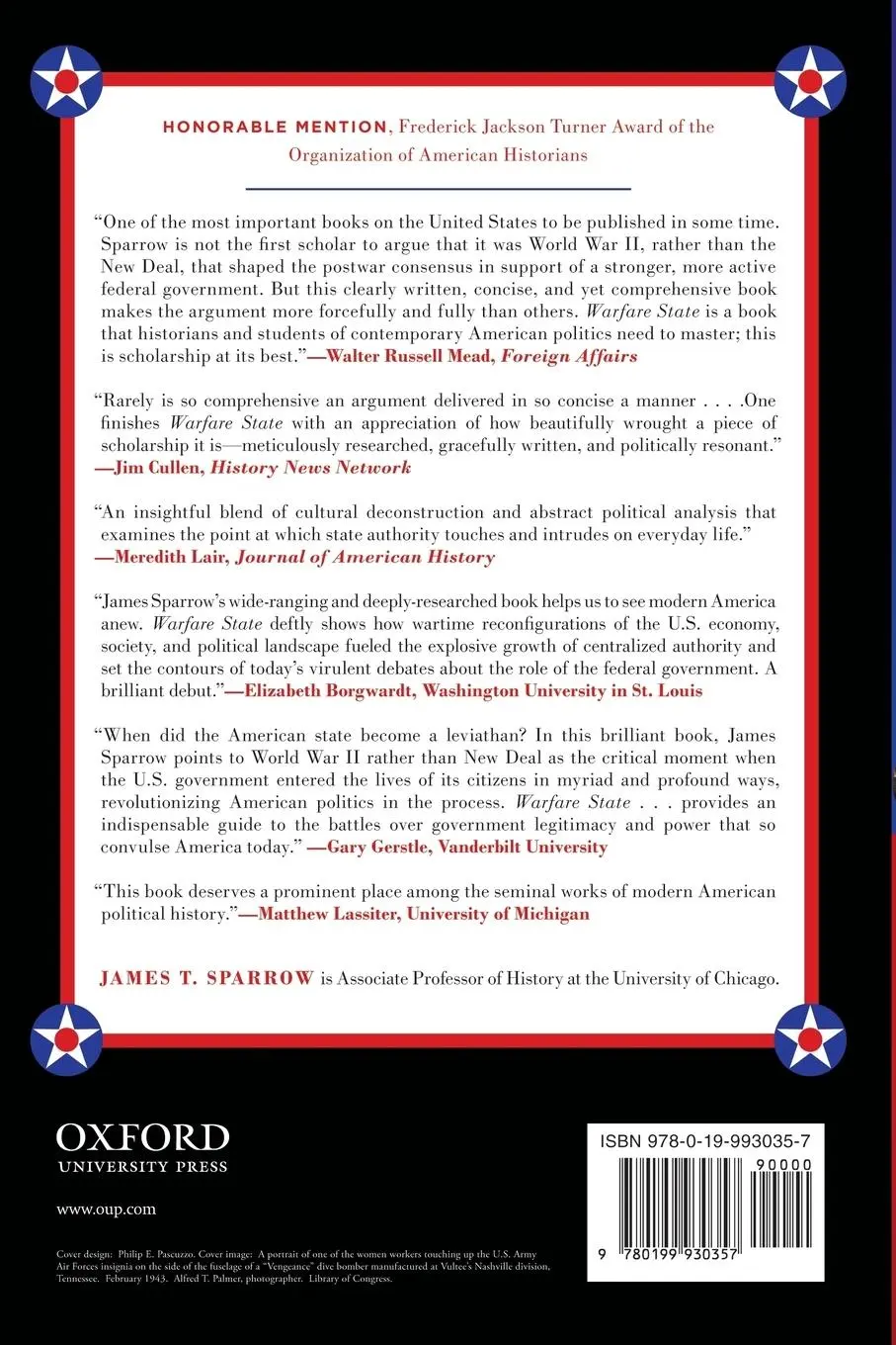 Rückseite: 9780199930357 | Warfare State | World War II Americans and the Age of Big Government
