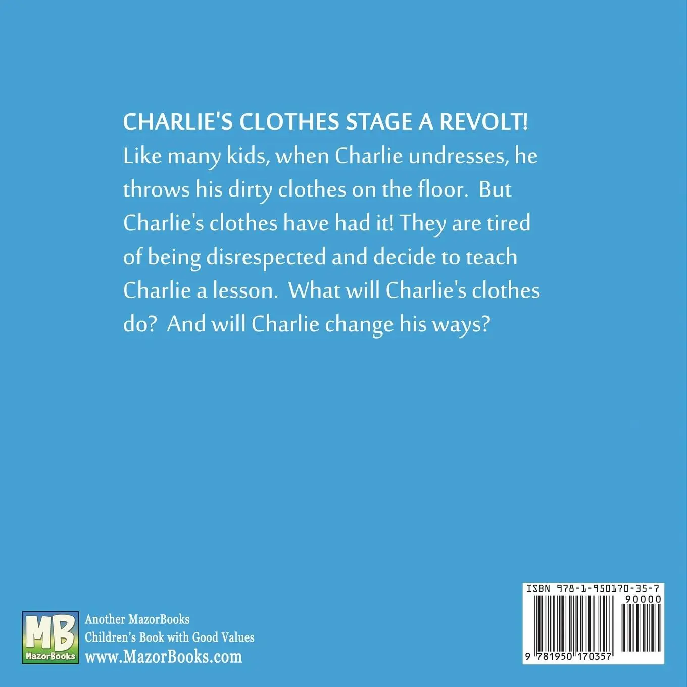 Rückseite: 9781950170357 | Clothes Have Feelings Too! Charlie Learns to Care for His Things