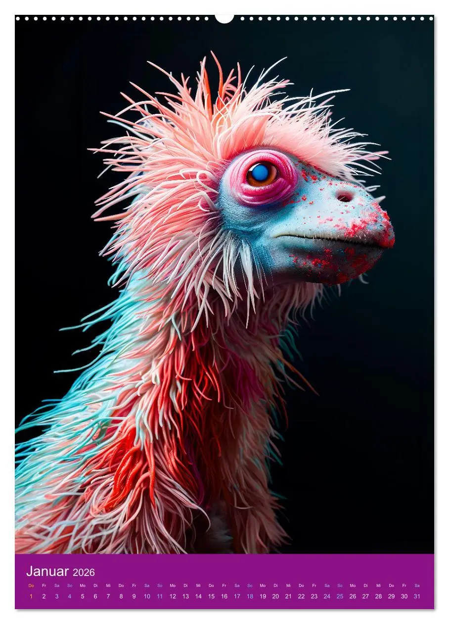 Bild: 9783516280357 | Neon-Evolution - Fluoreszierende Fantasietiere der KI-Welt...