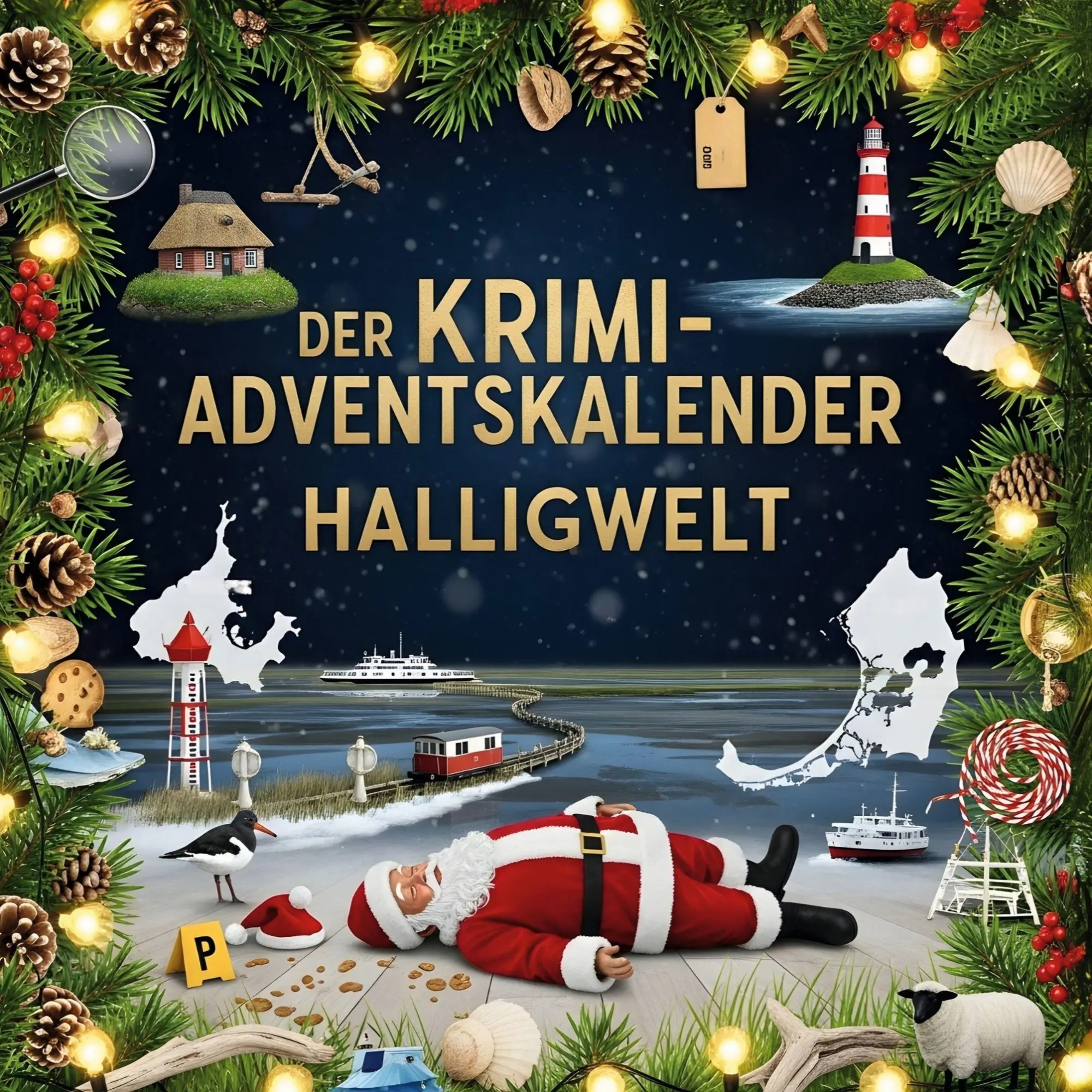 Cover: 9783695310357 | Der Krimi-Adventskalender Halligwelt | Mordsverdächtig in 24 Akten