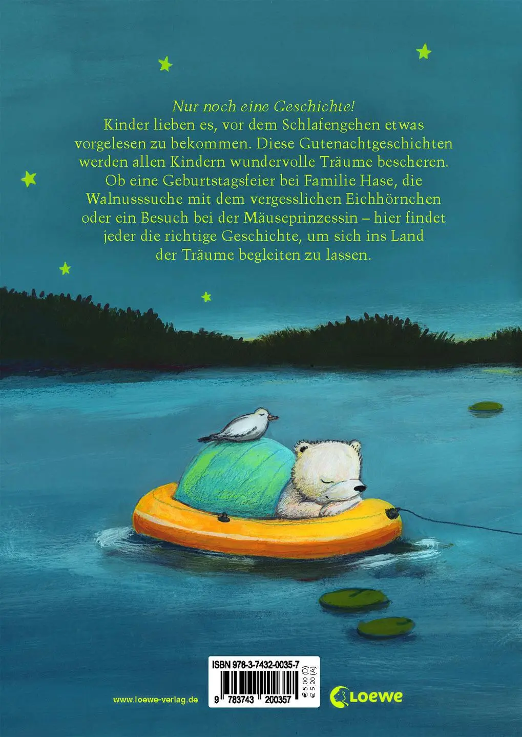 Rückseite: 9783743200357 | 3-Minuten-Vorlesegeschichten für wunderbare Träume | Buch | 128 S.