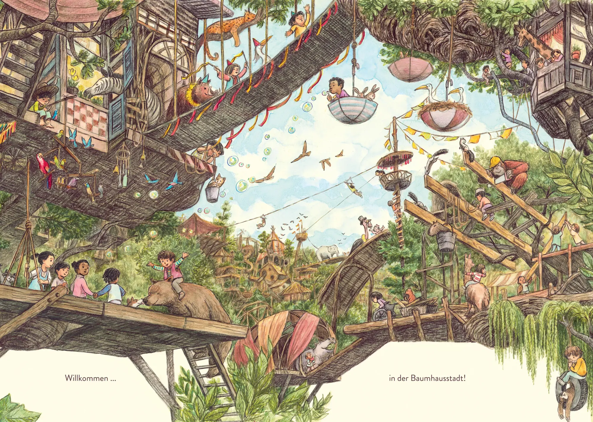 Bild: 9783833910357 | Unsere Baumhausstadt | Gideon Sterer | Buch | 40 S. | Deutsch | 2025